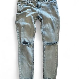 Free People Faded Denim Jeans